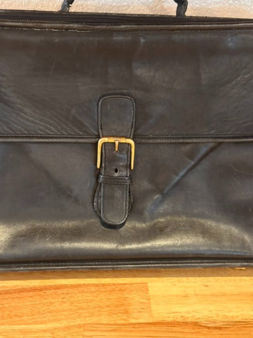 Coach | Vintage Leather Laptop Attache Briefcase Satchel Bag Black - Picture 7 of 16